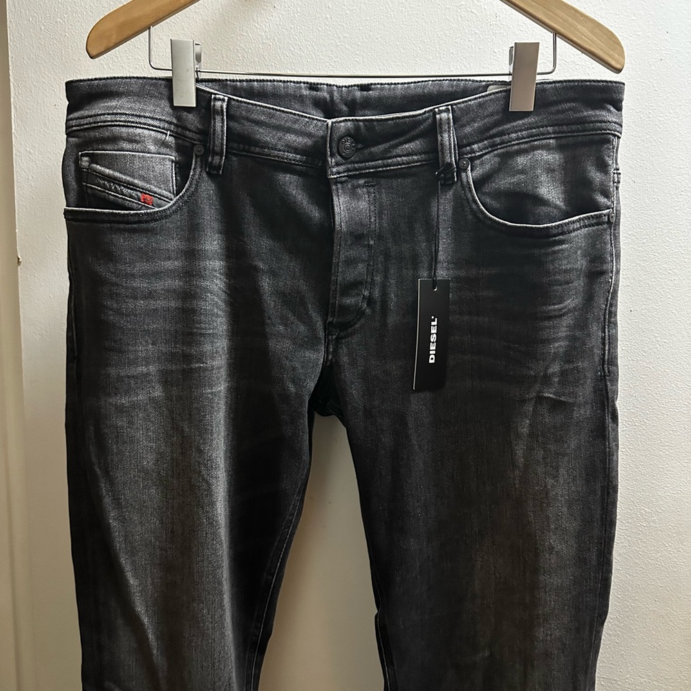 Diesel Black Sleekner Slim Jeans w36x34